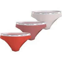 Tommy Hilfiger Underwear Bikinislip 3 PACK BIKINI (EXT SIZES) (Packung, 3er) mit Tommy Hilfiger Logobund bunt L (40)