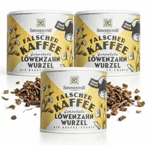 Sonnentor Löwenzahnwurzel geröstet Falscher Kaffee 3 Packungen 75 g