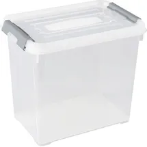 Curver Aufbewahrungsbox HANDY 29,4 x 19,4 x 25,4 cm 1-tlg. silber