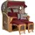 Mr. Deko Strandkorb Düne Bullauge Teak PE Grey Dessin 594