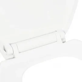 vidaXL Toilettensitz mit Absenkautomatik und Quick-Release Weiß
