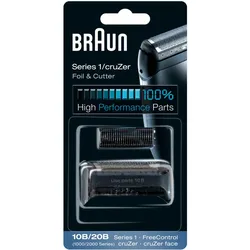 Braun Scherfolie + Schermesser 10B/20B Kombipack für Series 1000/2000 cruZer