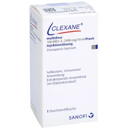 CLEXANE multidose 100.000 I.E. 1g/10ml Praxis ILO 10 ml
