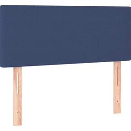 vidaXL Boxspringbett 100 x 200 cm Blau