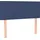 vidaXL Boxspringbett 100 x 200 cm Blau