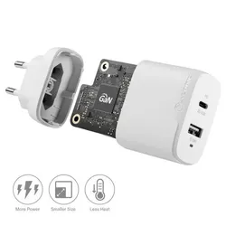 Alogic Ladeadapter USB-C 2x32W weiß