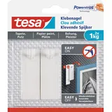 Tesa Powerstripes Klebenägel für max. 1,0 kg, 2,4 x 4,5 cm, 2 St.