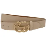 AnnaMatoni Damengürtel Leder beige 110