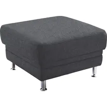 Candy Polsterhocker Korfu Polyester 73 x 48 x 73 cm Grau