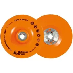 HOLEX ISO-Stützteller mit Spannmutter M14 flexibel/glatt Ø 108 mm