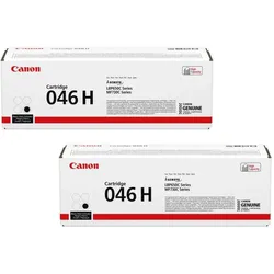 Canon Original Toner 046H Doppelpack schwarz hohe Ergiebigkeit (OP1254C002DP)