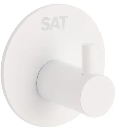 SAT Haken Weiß Edelstahl HACEKNALEP1KB