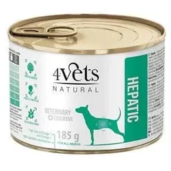 4 Vets Dog Hepatic 12x185g