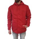 PARK AUTHORITY by K1X | Kickz Monochrome Coach Jacket Herren Trainings-Jacke Hardshell 1161-1101/6600 Rot - S