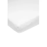 Meyco Baby Molton Spannbettlaken 40 x 80 cm Weiß