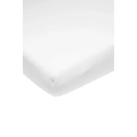 Meyco Baby Molton Spannbettlaken 40 x 80 cm Weiß