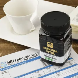 manuka vital Honig MGO 450+ | Original, zertifiziert und natürlich aus Neuseeland 500 g