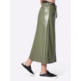 Heine Maxirock in khaki | Gr.: 40