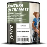 JOVIRA PINTURAS Ultramatte Wandfarbe Weiß 0,75 l