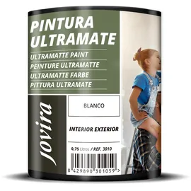JOVIRA PINTURAS Ultramatte Wandfarbe Weiß 0,75 l