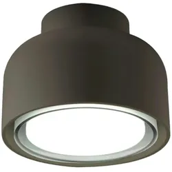 Moderne BOTTONE Deckenleuchte aus bronzefarbenem Aluminium 1xGX53