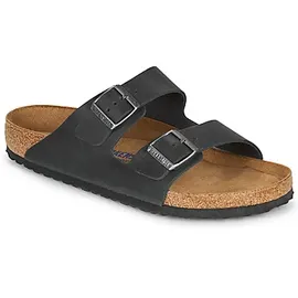 Birkenstock Arizona Weichbettung Nubukleder geölt schwarz 37,5