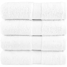 vidaXL Solund Handtuchset 4-tlg. weiß