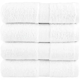 vidaXL Solund Handtuchset 4-tlg. weiß