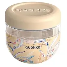 Quokka BUBBLE VINTAGE FLORAL | BEHÄLTER FÜR ESSEN AUS MS MIT SILIKONHÜLLE 770 ML