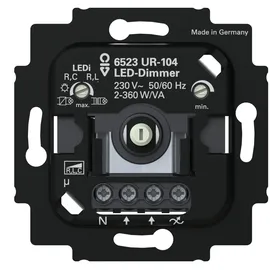 Busch-Jaeger LED-Dimmer. 2+3 Draht mit 6523 UR-104
