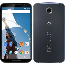 Motorola Nexus 6 Weiß 64 GB Akzeptabel - Dunkelblau