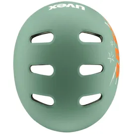 Uvex kid 4 style 55-58 cm bam moss green/papaya matt