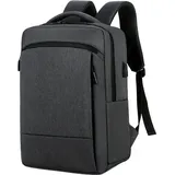 Klassische Reise rucksack Männer Business Rucksack Schule USB-Tasche große Kapazität Laptop wasserdichte Mode Rucksack, dunkelgrau - Dunkelgrau