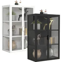 VCM VCM, Vitrine + Buffetschrank, Wandvitrine Hängevitrine Glas Floka