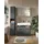Möbel Boss Waschbeckenunterschrank Soft 80 x 56 x 34 cm Grau Hochglanz
