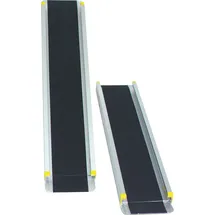 Costway 2 x Auffahrrampe Teleskoprampe Auffahrschiene Laderampe Rampe Alu