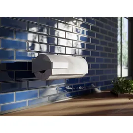 Tesa Küchenrollenhalter 70048-00000-01 weiß Metall, 1 St.