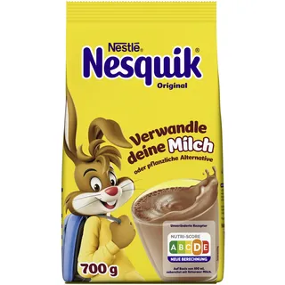 Nestlé Nesquik Original kakaohaltiges Getränkepulver, ideal Für Milchshakes & heiße Getränke, 1er Pack (1 x 700g)