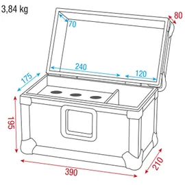 Showgear Pro Case for 6 Mics Professionelles Case für 6 Mikrofone