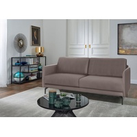 HÜLSTA sofa 2-Sitzer »hs.450«, Armlehne sehr schmal, Alugussfüße in umbragrau, Breite 150 cm beige
