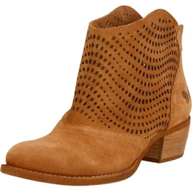 felmini wide fit Stiefelette Stiefelette Veloursleder - Braun - 41