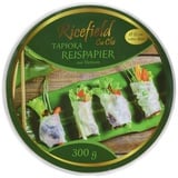 RICEFIELD Tapioka-Reispapier, rund 22 cm, Premiumqualität, 300 g