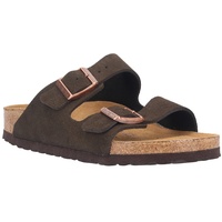 Birkenstock Unisex - Erwachsene Classic Arizona Pantoletten, Braun (MOCCA SOFT FOOTBED), 43 EU (9 Erwachsene UK) - 43 EU