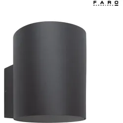 Faro Outdoor LED Wandleuchte THON 1L 15W, 3000K, IP55, grau FAR-70283