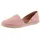 Verbenas Espadrille VERBENAS "CARMEN SERRAJE", Damen, Gr. 40, rosa (altrosa), Veloursleder, Schuhe Espadrille, Schlupfschuh, Sommerschuh, Loafer mit typischem Jute-Rahmen