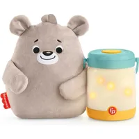 Fisher-Price GRR00 Bärchenbaby-Kuscheltier, Nachtlicht, Sternen-Projektion