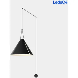 LEDS C4 Wandleuchte SUPER ATTIC E27 15W schwarz LEDS-05-8348-05-05