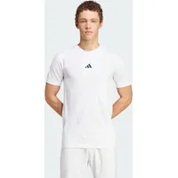 Adidas Tennis Pro Seamless AEROREADY FreeLift T-Shirt - White / Pink Spark / Semi Spark -