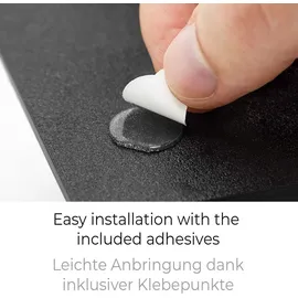 mobilefox Halterung passend für Philips Hue Play Gradient Ambiance Lightstrip TV Fernseher Halter 5 Set