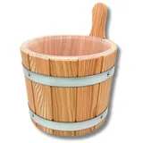 blumenberg gmbh Sauna-Aufgusskübel Lärche 5 Liter